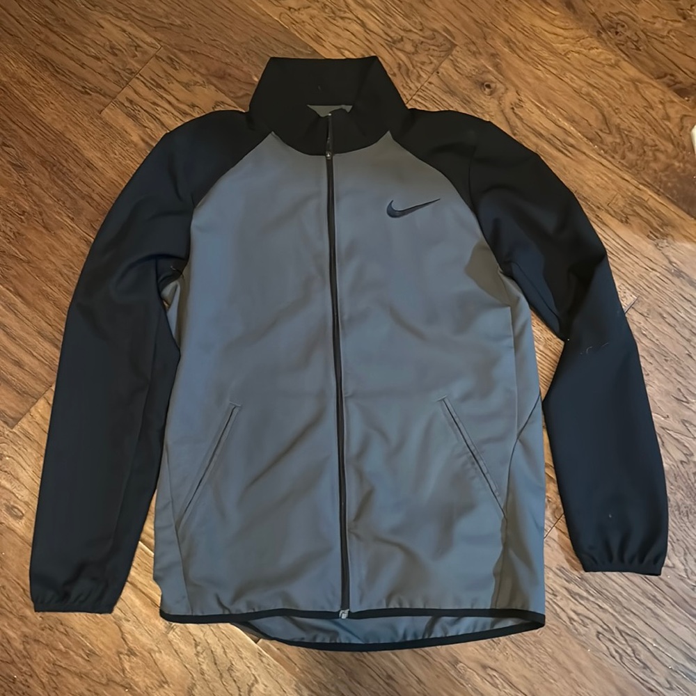 Nike. Dri Fit. Zip up.  Small.